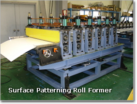 Surface Patterning Roll Former